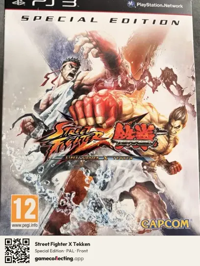 Street Fighter X Tekken PlayStation 3, PAL box front