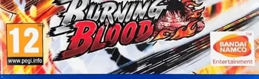 One Piece: Burning Blood, the PEGI square on its front