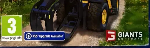 Farming Simulator 22, the PEGI square on its front