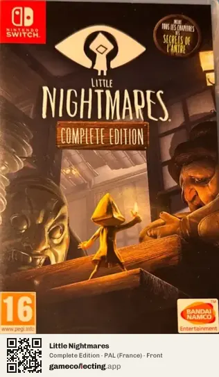 Little Nightmares Nintendo Switch, France box front