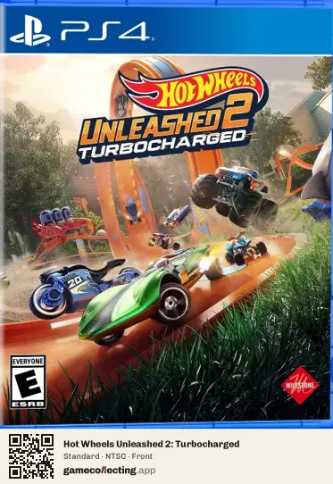 Hot Wheels Unleashed 2: Turbocharged PlayStation 4, NTSC box front