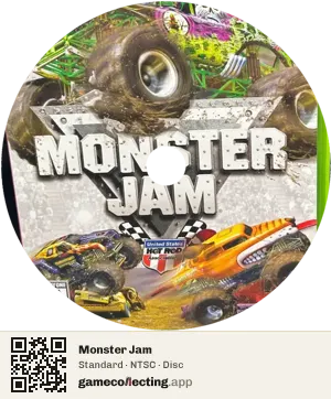 Monster Jam Xbox 360, NTSC disc