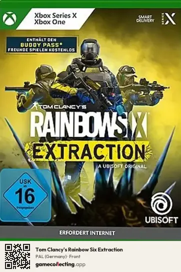 Tom Clancy's Rainbow Six Extraction Xbox Series X, Germany box front