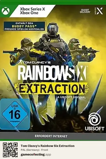 Tom Clancy's Rainbow Six Extraction Xbox Series X, Germany box front