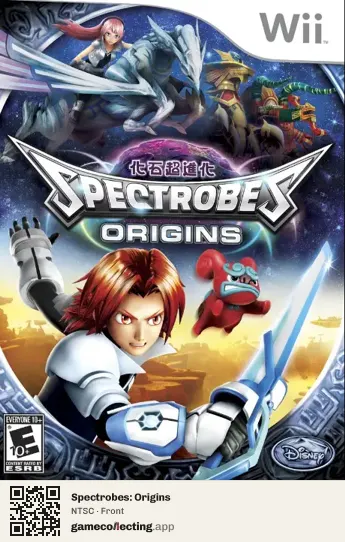 Spectrobes: Origins Nintendo Wii, NTSC box front