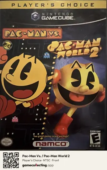 Pac-Man Vs. / Pac-Man World 2 Nintendo GameCube, NTSC box front