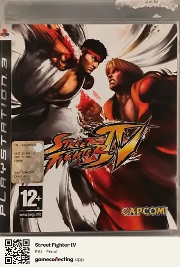 Street Fighter IV PlayStation 3, PAL box front