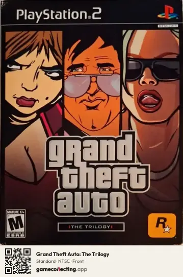 Grand Theft Auto: The Trilogy PlayStation 2, NTSC box front