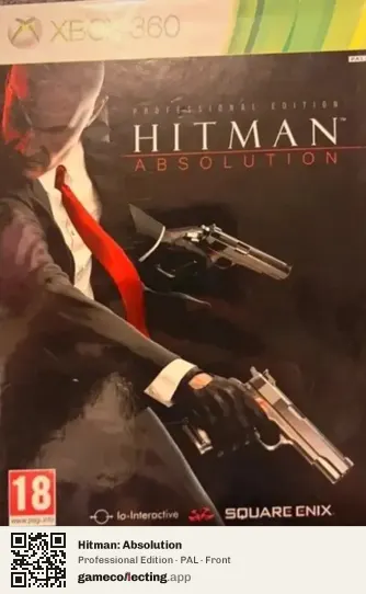 Hitman: Absolution Xbox 360, PAL box front