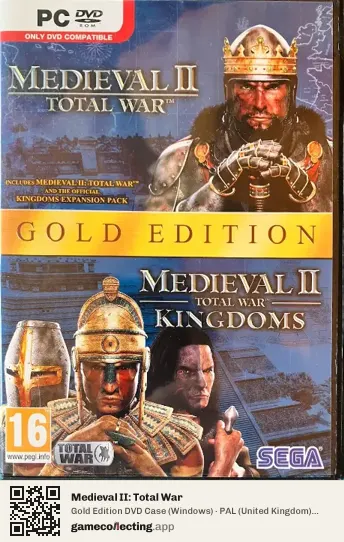 Medieval II: Total War Computer, United Kingdom box front