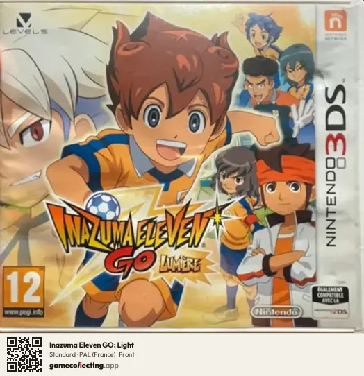 Inazuma Eleven GO: Light Nintendo 3DS, France box front