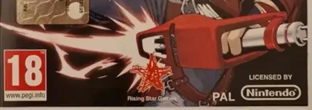 No More Heroes 2: Desperate Struggle, the PEGI square on its front
