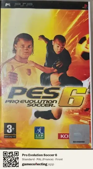 Pro Evolution Soccer 6 PlayStation Portable, France box front
