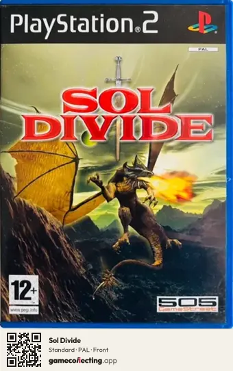 Sol Divide PlayStation 2, PAL box front