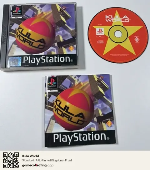 Kula World PlayStation, United Kingdom box front