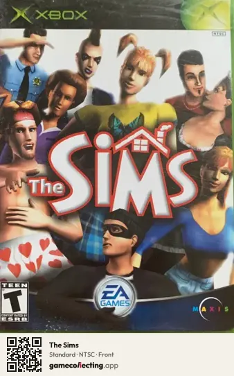 The Sims Xbox, NTSC box front