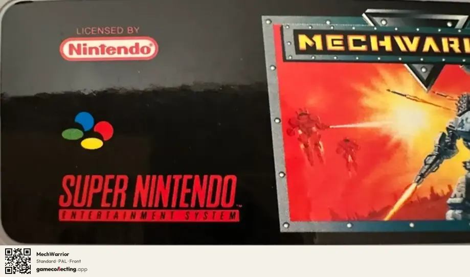 MechWarrior Super Nintendo Entertainment System, PAL box front