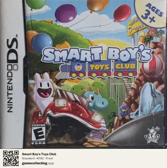 Smart Boy's Toys Club Nintendo DS, NTSC box front
