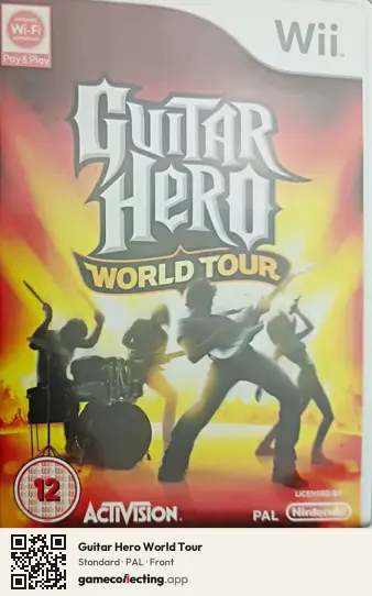 Guitar Hero World Tour Nintendo Wii, PAL box front