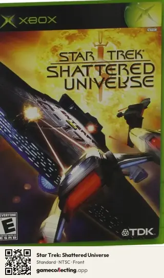 Star Trek: Shattered Universe Xbox, NTSC box front