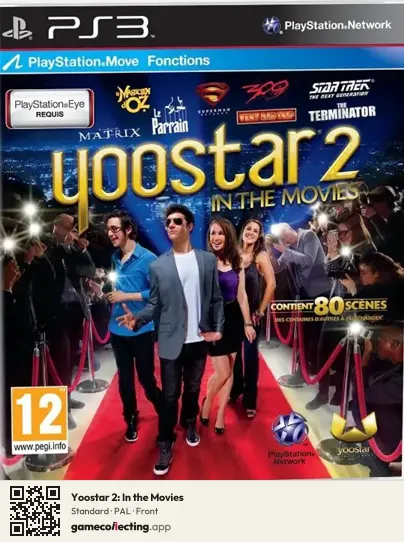 Yoostar 2: In the Movies PlayStation 3, PAL box front
