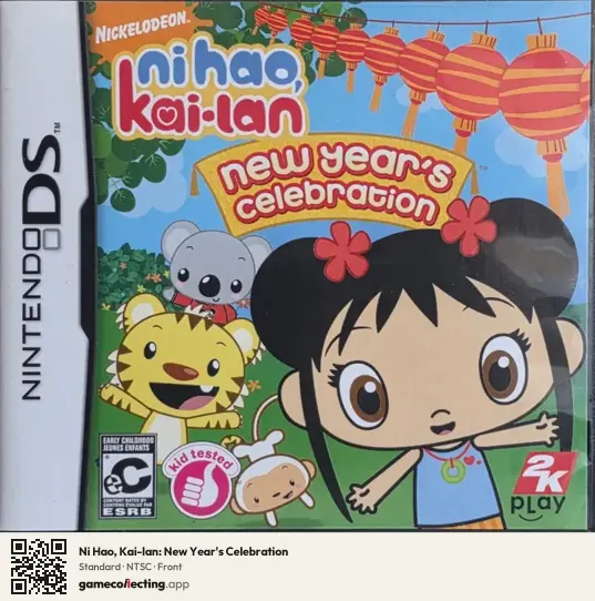 Ni Hao, Kai-lan: New Year's Celebration Nintendo DS, NTSC box front