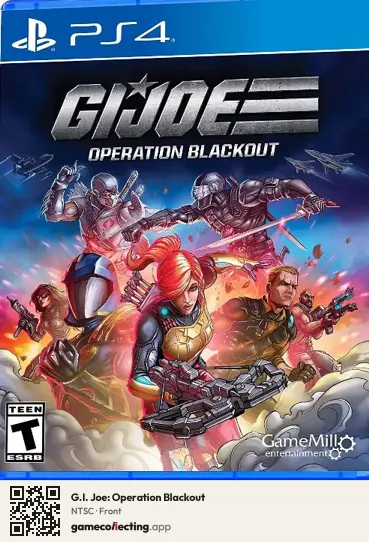 G.I. Joe: Operation Blackout PlayStation 4, NTSC box front