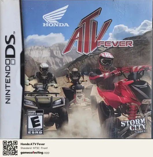 Honda ATV Fever Nintendo DS, NTSC box front