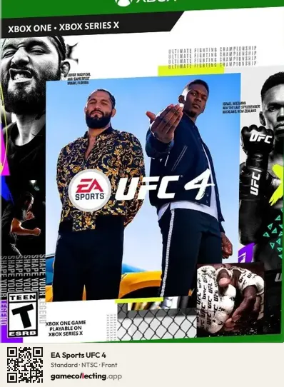 EA Sports UFC 4 Xbox One, NTSC box front
