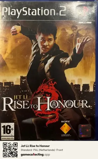 Jet Li: Rise to Honour PlayStation 2, Netherlands box front
