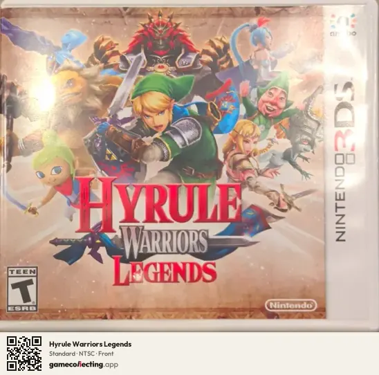 Hyrule Warriors Legends Nintendo 3DS, NTSC box front