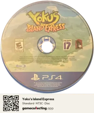Yoku's Island Express PlayStation 4, NTSC disc