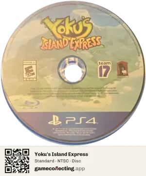 Yoku's Island Express PlayStation 4, NTSC disc
