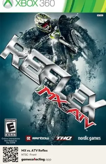 MX vs. ATV Reflex Xbox 360, NTSC box front