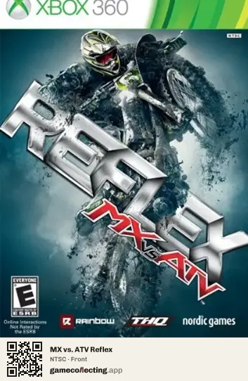 MX vs. ATV Reflex Xbox 360, NTSC box front