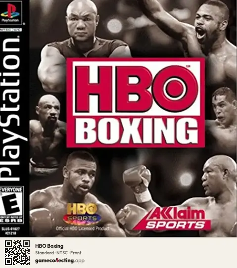 HBO Boxing PlayStation, NTSC box front