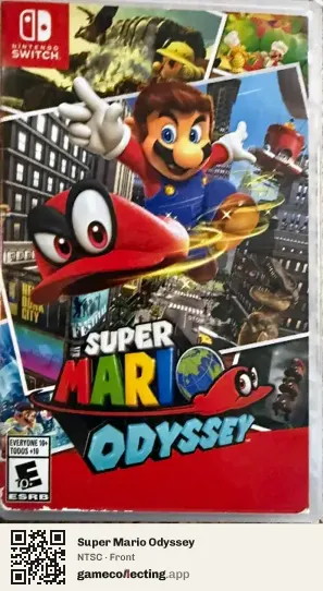Super Mario Odyssey Nintendo Switch, NTSC box front