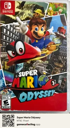 Super Mario Odyssey Nintendo Switch, NTSC box front