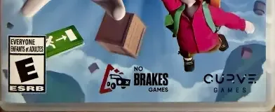 Human: Fall Flat, the ESRB box on its front