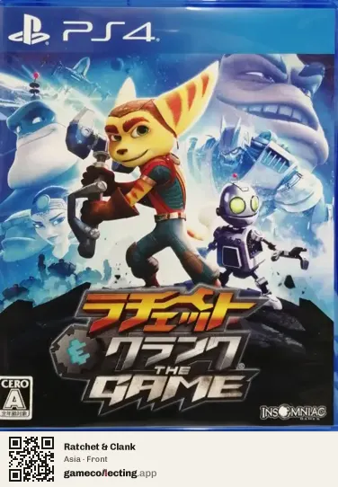 Ratchet & Clank PlayStation 4, Asia box front