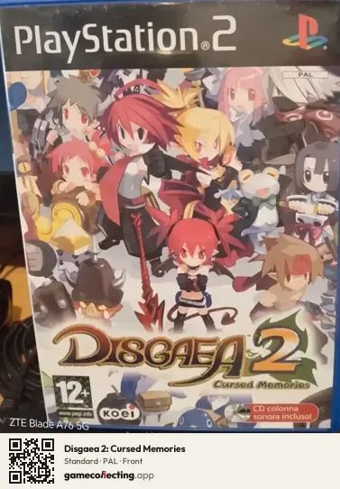 Disgaea 2: Cursed Memories PlayStation 2, PAL box front