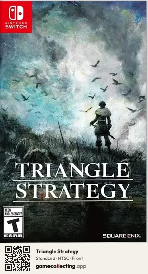 Triangle Strategy Nintendo Switch, NTSC box front