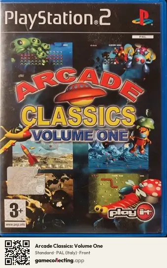 Arcade Classics: Volume One PlayStation 2, Italy box front