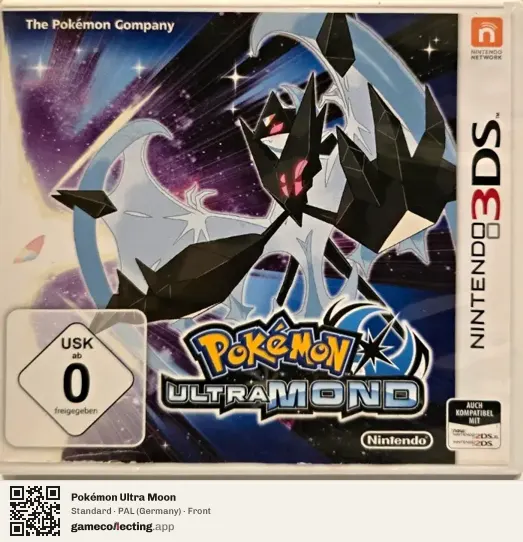 Pokémon Ultra Moon Nintendo 3DS, Germany box front