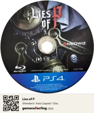 Lies of P PlayStation 4, Asia disc