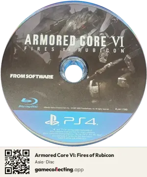 Armored Core VI: Fires of Rubicon PlayStation 4, Asia disc
