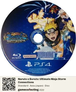 Naruto x Boruto: Ultimate Ninja Storm Connections PlayStation 4, Asia disc