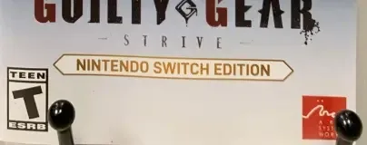 Guilty Gear: Strive, the ESRB box on its front