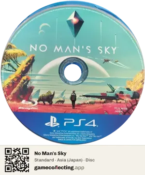 No Man's Sky PlayStation 4, Asia disc