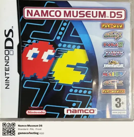 Namco Museum DS Nintendo DS, PAL box front